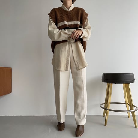 【nokcha original】rincl soft pants/ivory_np0468