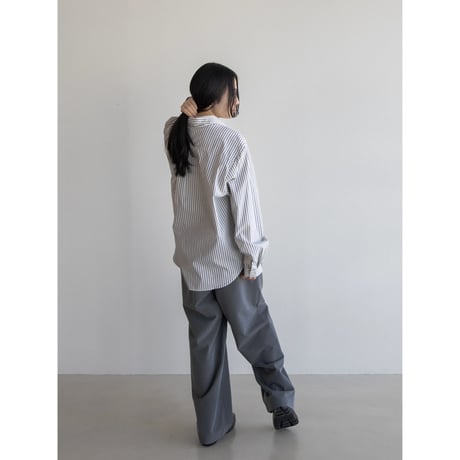 《予約販売》double stripe soft shirt/2colors_nb0231