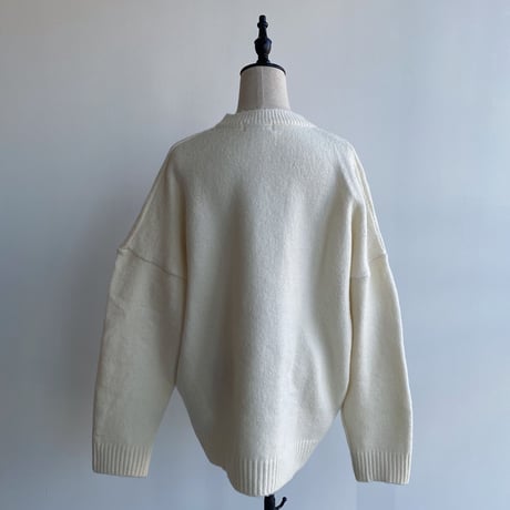 《予約販売》over botan knit/3colors_nt1170