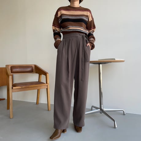 《予約販売》mulch color knit/2colors_nt1105