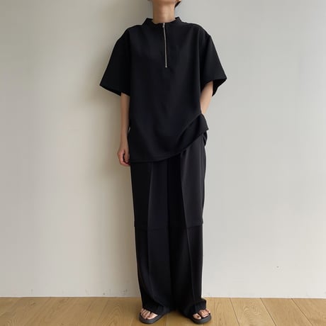 【nokcha original】zip blouse/2colors_nb0158