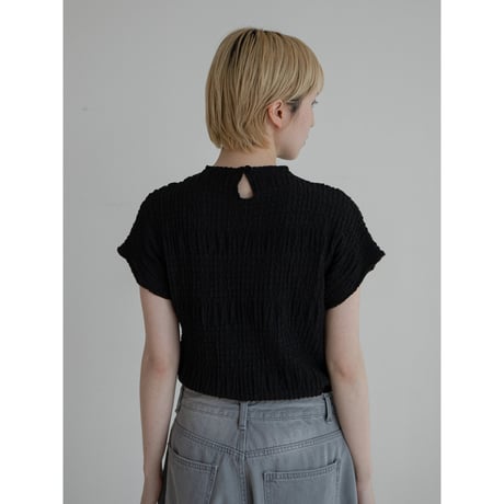 《予約販売》jacquard minimal tops/2colors_nt2294