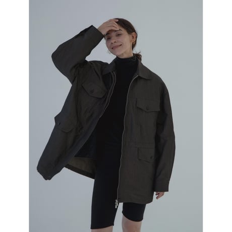 - AUTHENTIC series - 2way liner quality jumper/black brown_an0020