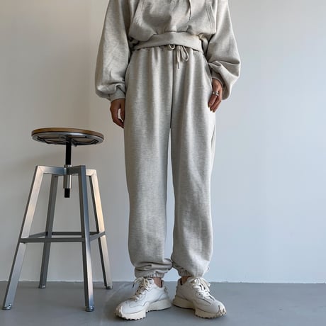 【nokcha original】“latte de the vert”jogger pants/3colors_np0454