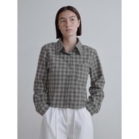 《予約販売》check minimal shirt_nb0361