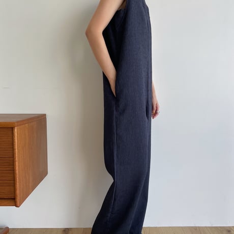 【nokcha original】jacquard all-in-one/navy_np0640