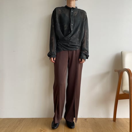 《予約販売》sheer marble blouse/2colors_nb0088