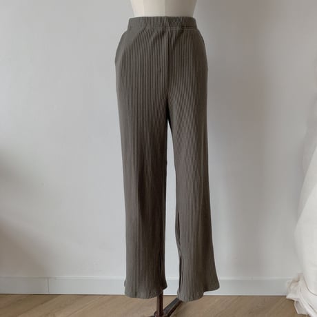 【NOKCHA original】bustier setup/khaki_nt0079