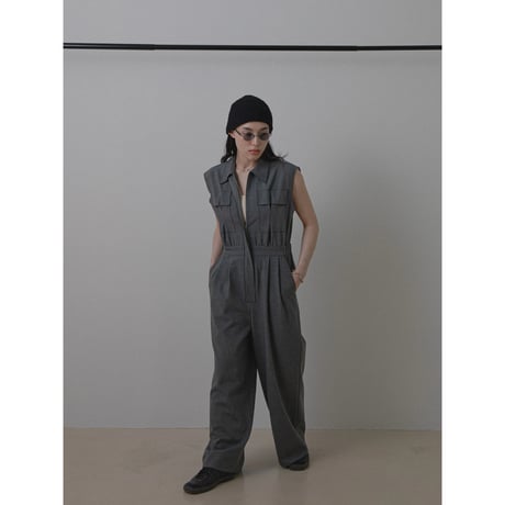 - AUTHENTIC series - AUTHENTIC jump suit/charcoal gray_an0013