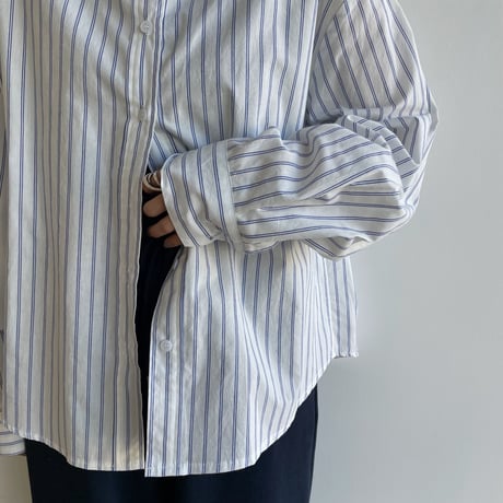 《予約販売》double stripe shirt/3colors_nb0108