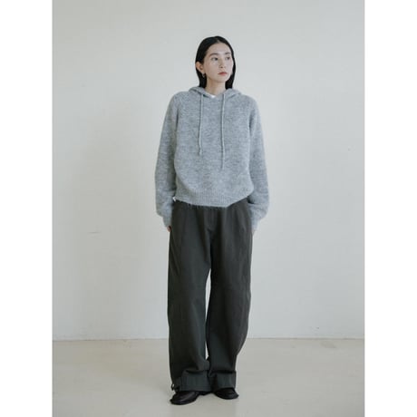 《予約販売》2way silhouette cotton warm pants/2colors_np1189