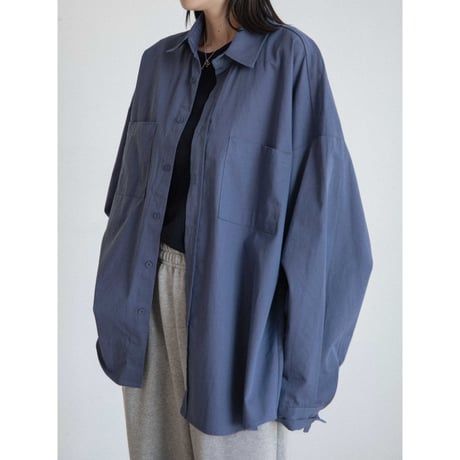 《予約販売》over mannish shirt/2colors_nb0330