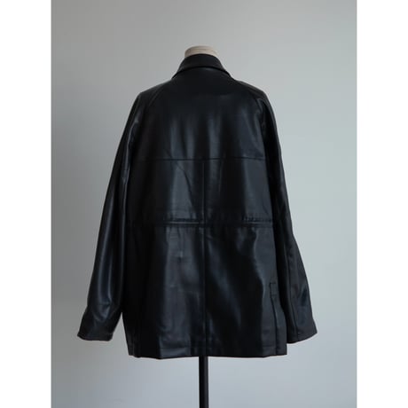 《予約販売》string leather like jacket_no0430