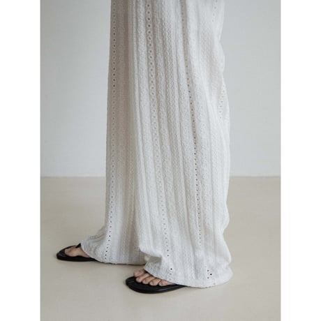 《予約販売》jacquard lacy pants/2colors_np1111