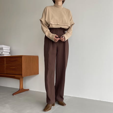 【nokcha original】layered tee/3colors_nt1068
