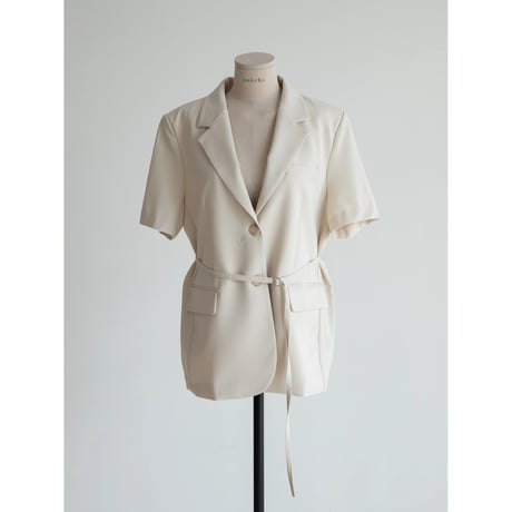 《予約販売》mannish light belt jacket/2colors_no0463