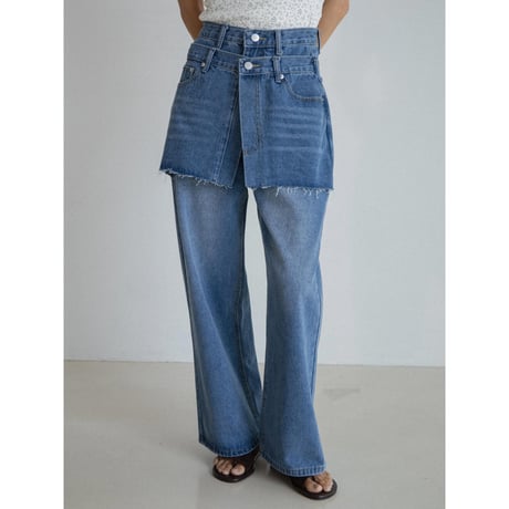 パンツ NOKCHA belt set punching jeans_nj0141 予約販売》belt set punching jeans_nj0141 | NOKCHA