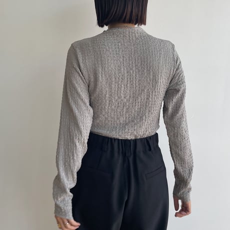 《予約販売》jacquard light tops/3colors_nt1832