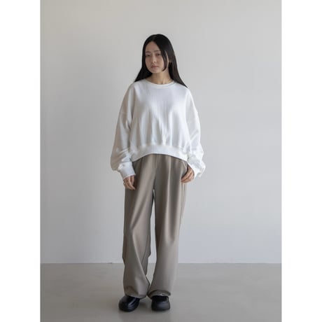 《予約販売》pin stripe tuck wide pants/2colors_np0973