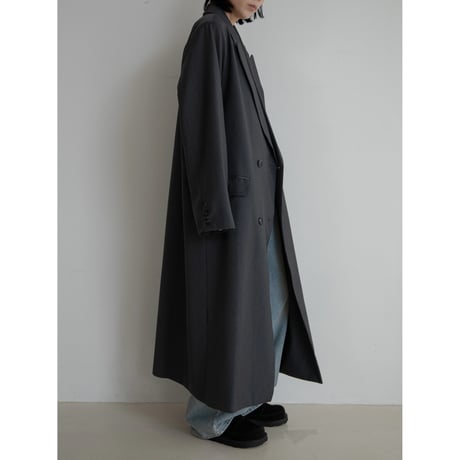 《予約販売》double breasted long coat/2colors_no0439