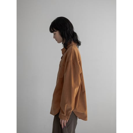 《予約販売》corduroy mannish over shirt/2colors_nb0269