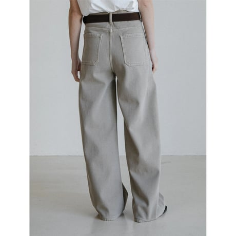 《予約販売》belt set warm twill pants/2colors_np1201