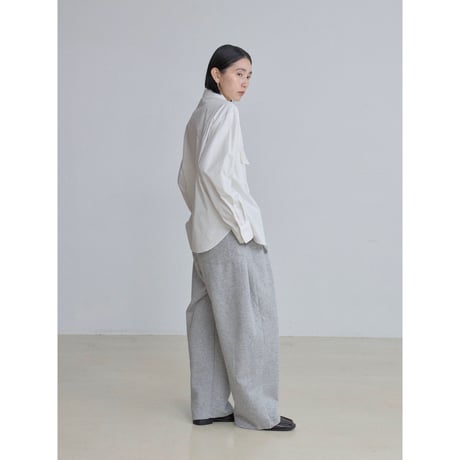《予約販売》tuck oval sweat pants_np1207