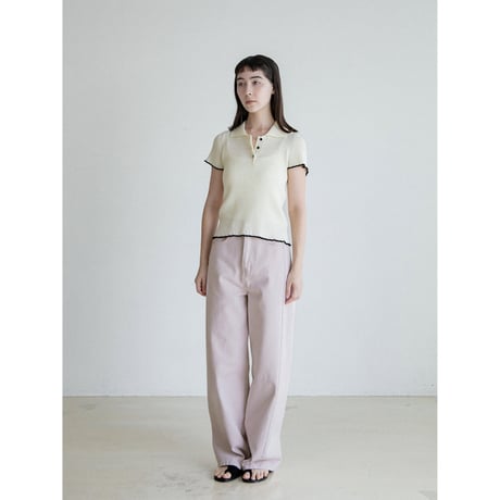 《予約販売》accent color lib knit tops/2colors_nt2581