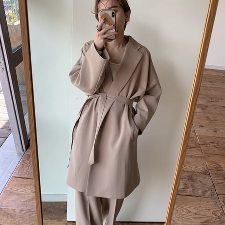 【NOKCHA original】2way quality over jacket/beige_no0083