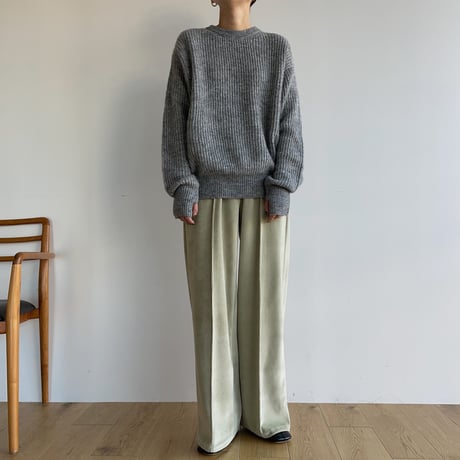 《予約販売》velvet press long pants/2colors_np0703
