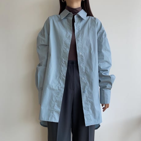 《予約販売》back detail over shirt/2colors_nb0115