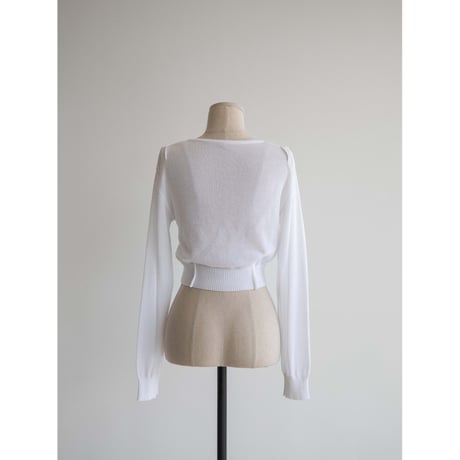 《予約販売》summer knit minimal cardigan/2colors_nt2048