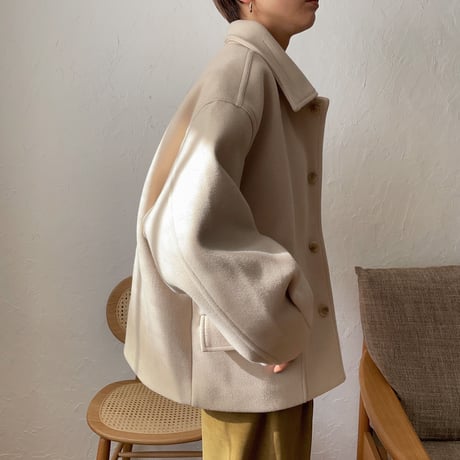 《予約販売》over middle coat/2colors_no0136