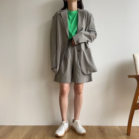 《予約販売》nuance linen half pants/2colors_np0574