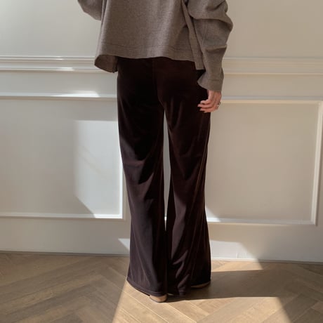 ✳︎予約販売✳︎velvet long pants/2 colors pants_np0068