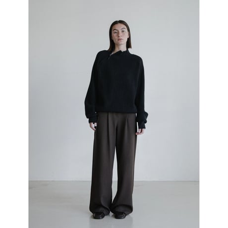 《予約販売》neck accent lib knit tops/2colors(unisex)_nt2478