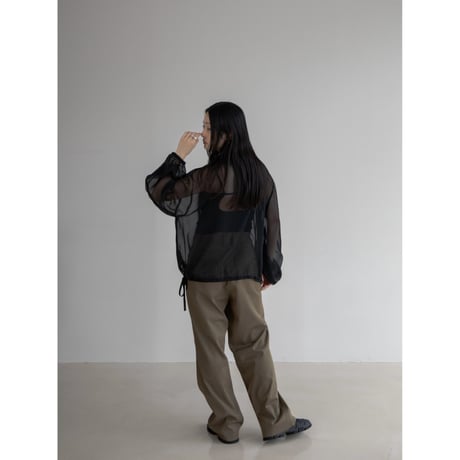 《予約販売》anorak sheer blouse/2colors_nb0236