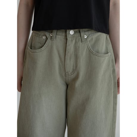 《予約販売》vintage like cocoon jeans/2colors_nj0139
