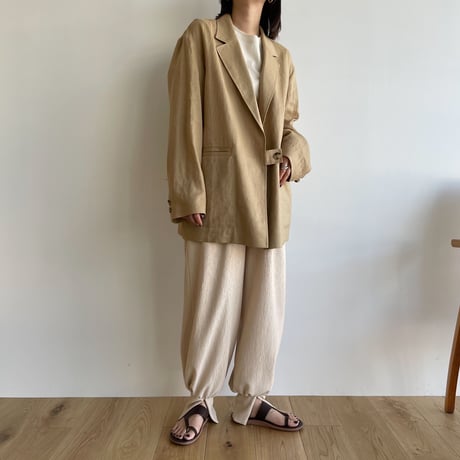 【nokcha original】jacquard slit hem pants_np0560