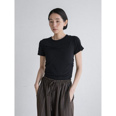 《予約販売》accent gather minimal tee/2colors_nt2549