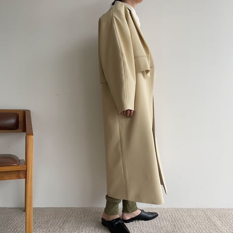 【nokcha original】2set mulch coat/butter_no0230