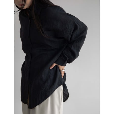 《予約販売》accent stripe sheer shirt/2colors_nb0238