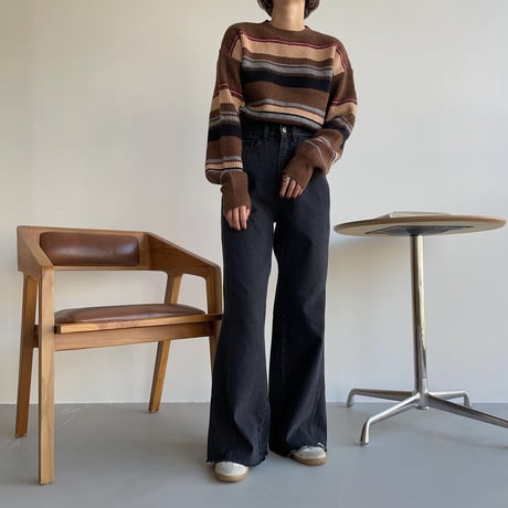 《予約販売》mulch color knit/2colors_nt1105