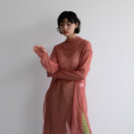 【nokcha original】slit sheer ops/2colors_nd0123