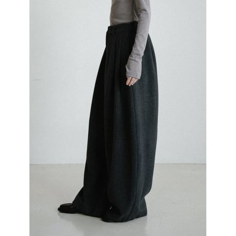 《予約販売》warm wool mannish pants_np1190