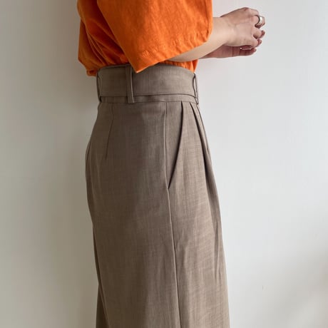 《予約販売》belt long pants/2colors_np0617