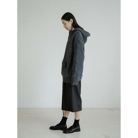 《予約販売》mannish over knit hoodie/2colors_nt2434