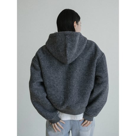 《予約販売》wool hoodie blouson/2colors_no0485