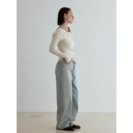 《予約販売》 layered like tops/2colors_nt2543
