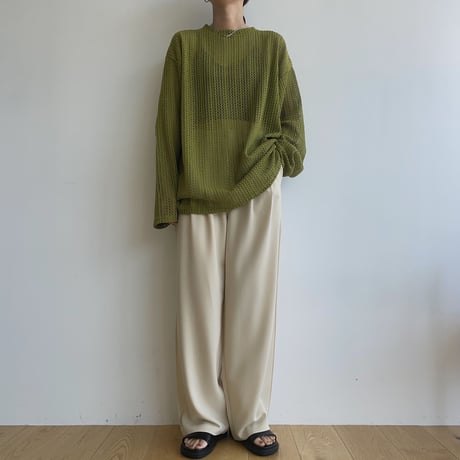 《予約販売》material light pants/2colors_np0811